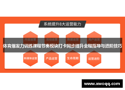 体育爆发力训练课程节奏模块打卡同步提升全程指导与进阶技巧